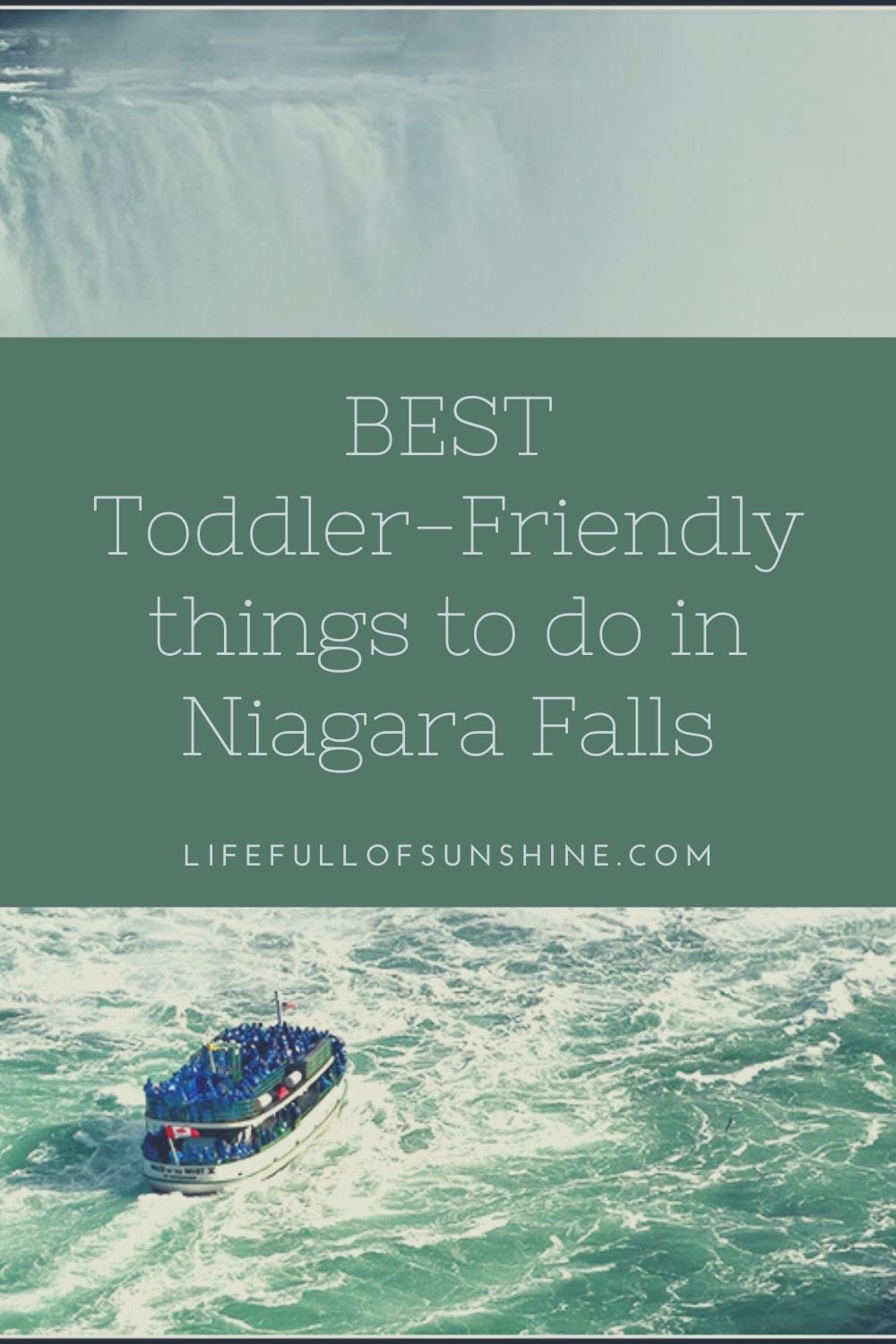 niagara falls ontario with toddlers
